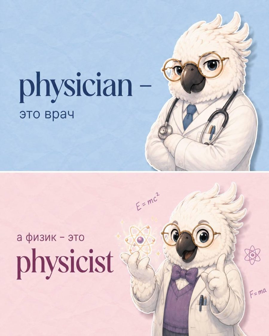 physician это врач, а физик это physicist